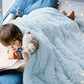 Light Blue Throw Blankets - homecomforts1
