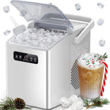 Countertop Ice Maker with Self-Cleaning, Portable Design & Ice Scoop