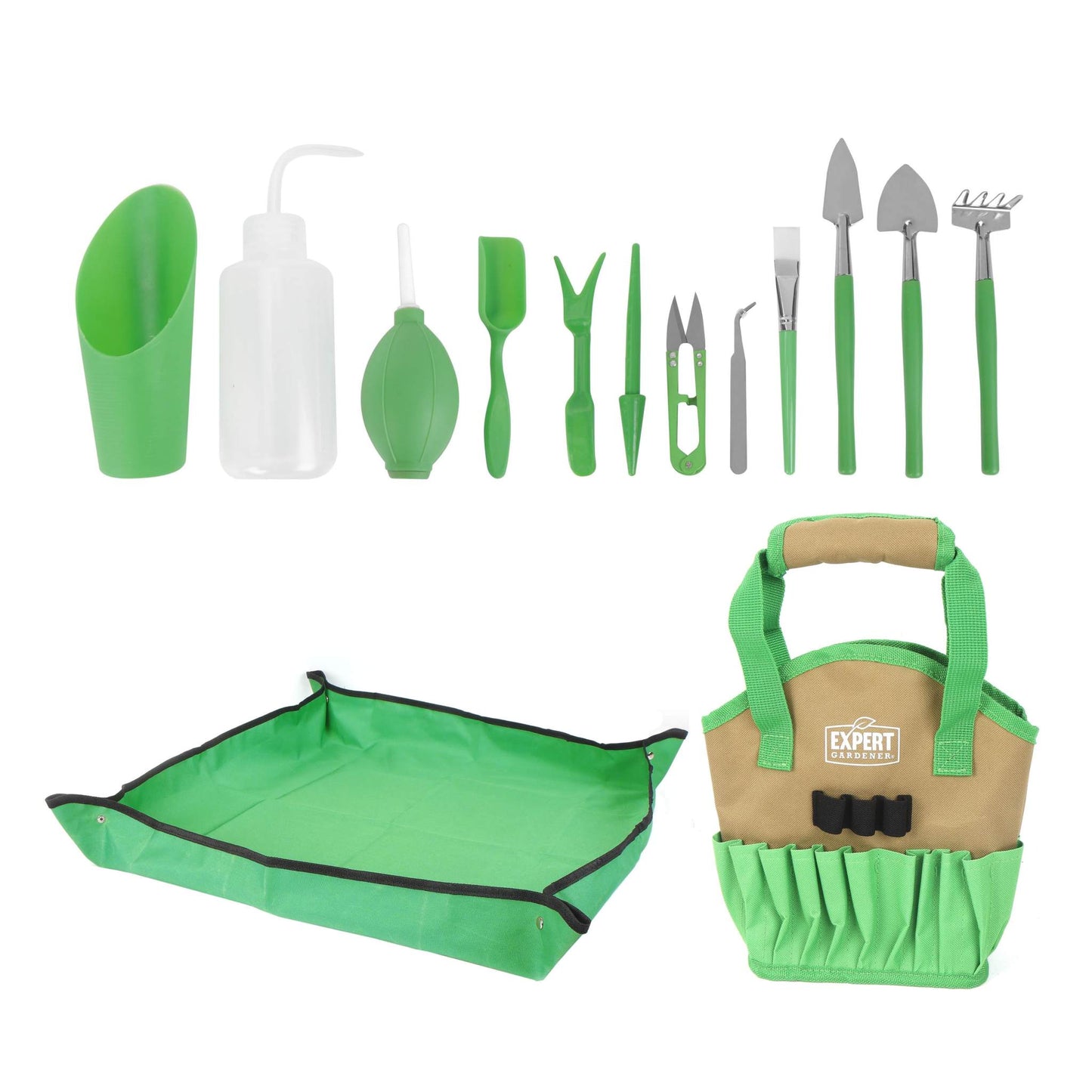 Gardening Set | 14 - Piece Stainless Steel Tool Set for Indoor Plants! - homecomforts