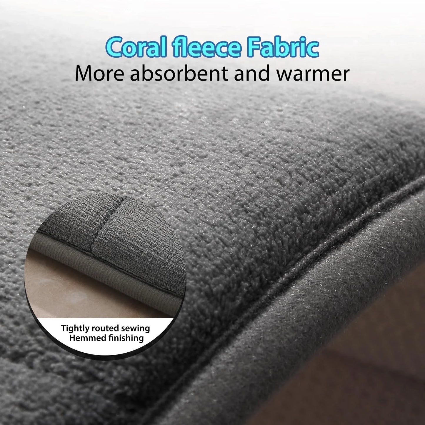 Memory Foam Bath Mat Set Of 3 - homecomforts1