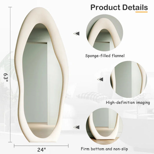 Amon Full Length Wavy Mirror - homecomforts1