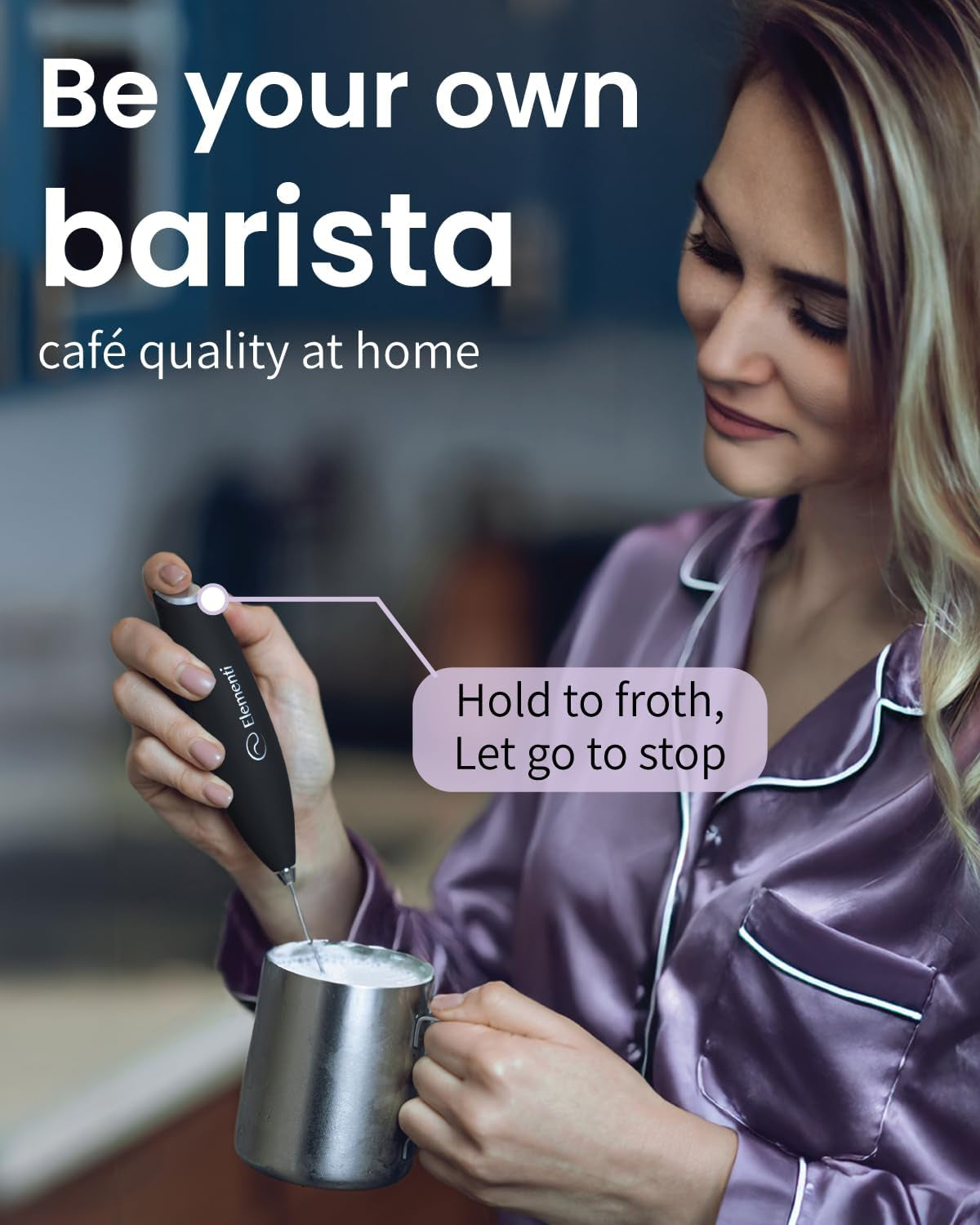 Handheld electric milk frother - homecomforts1