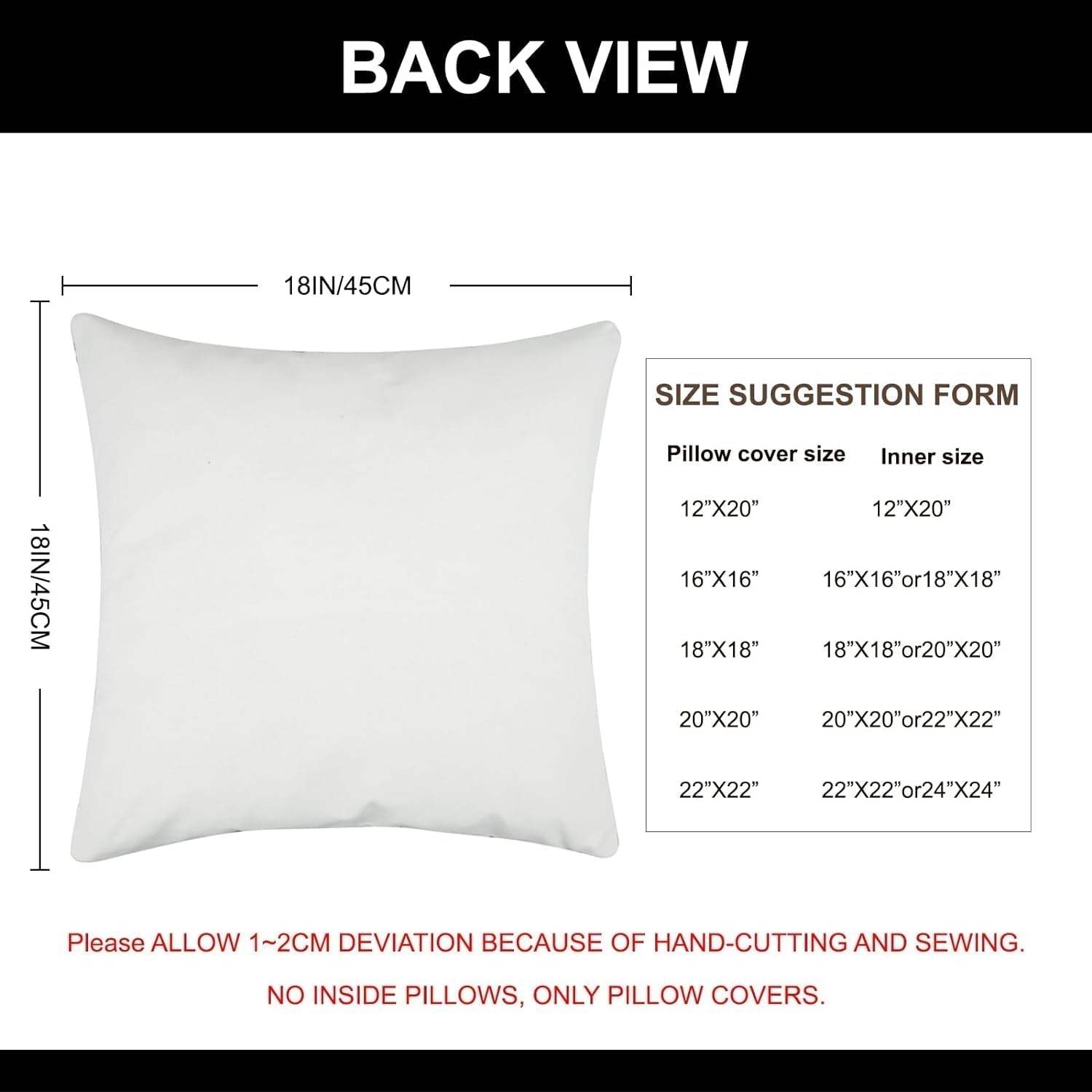 20X20 Linen Pillow Covers, Set of 2 - homecomforts