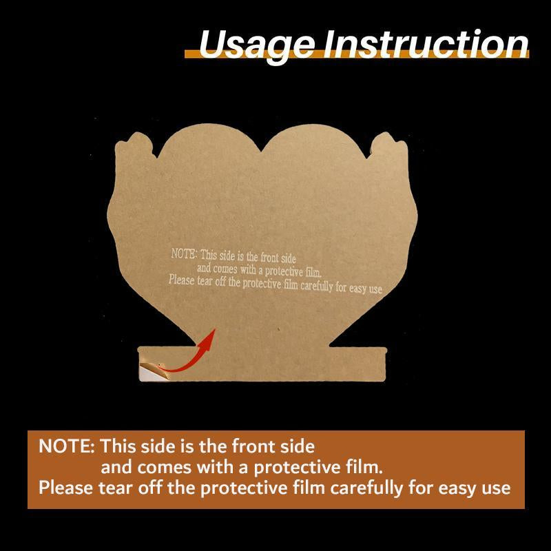 Creative Heart Shaped Night Light, USB Powered to My Mom Themed Desktop Light, Creative Ambient Personalized Acrylic Room Night Light