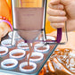 Pancake Batter Dispenser with Squeeze Handle for Batter, Purple - homecomforts1