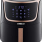 7-Quart Electric Air Fryer with Dehydrator & 3 Stackable Racks! - homecomforts1