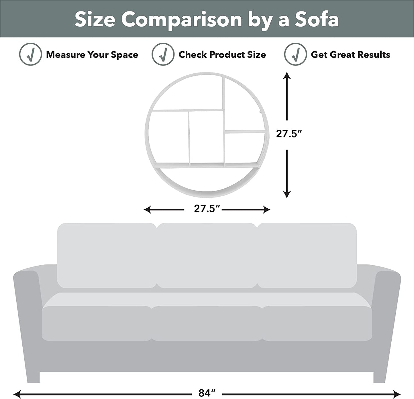 Gold Brooklyn Wall Shelf - homecomforts1