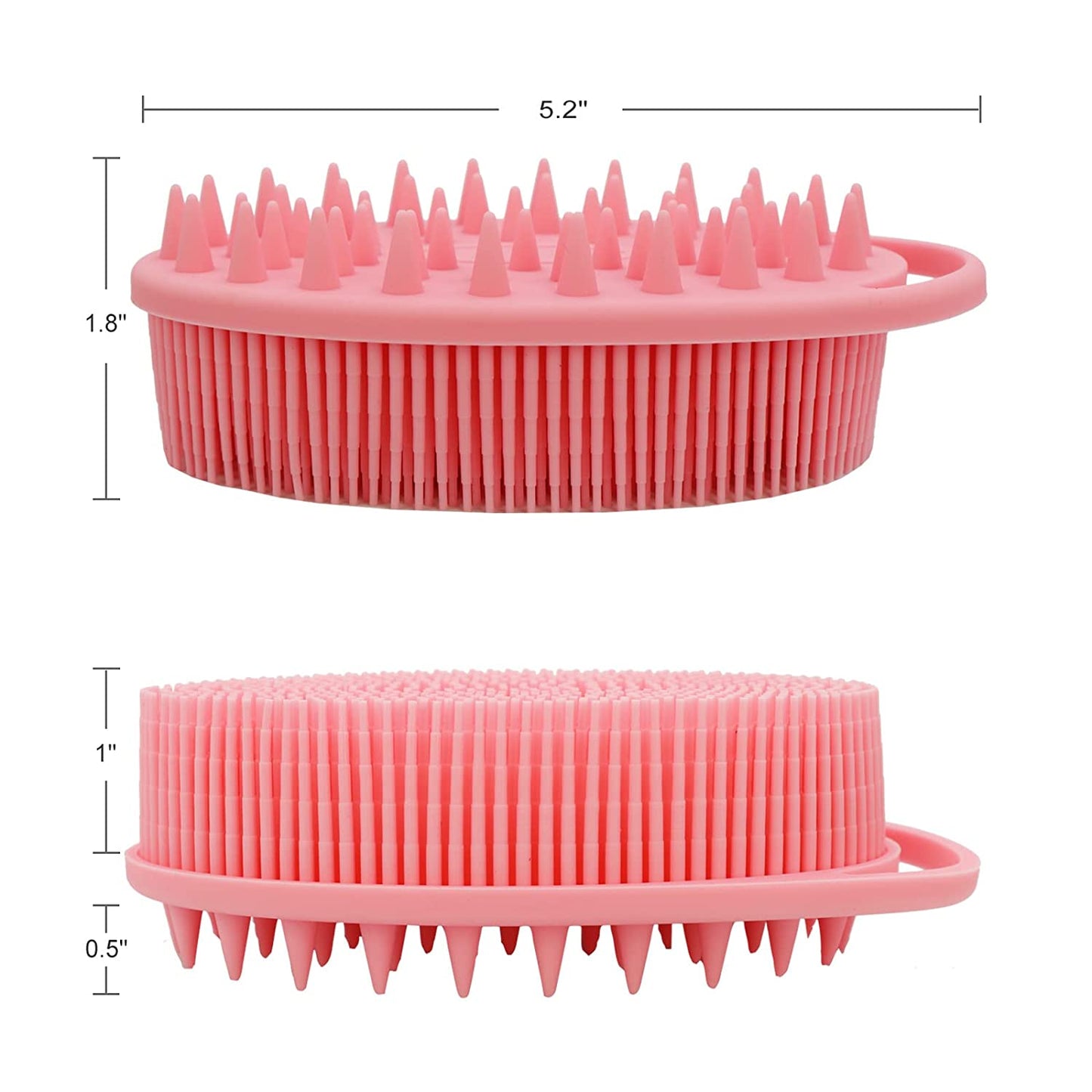 2 in 1 Bath and Shampoo Body Brush - homecomforts1
