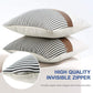20X20 Linen Pillow Covers, Set of 2 - homecomforts