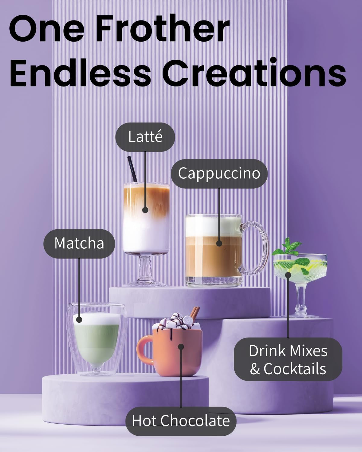 Handheld electric milk frother - homecomforts1