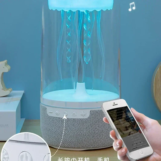 Colorful Jellyfish Lamp WITH Speaker! - homecomforts1