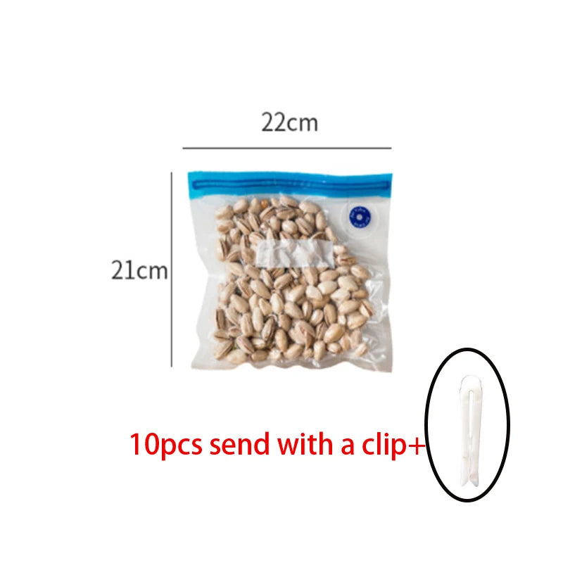 Reusable Vacuum Sealer Bags 5Pcs or 10Pcs - homecomforts1