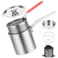 Stainless Steel Deep Fryer Pot Designed To Save Oil WITH Free Added Accessories! - homecomforts1