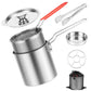 Stainless Steel Deep Fryer Pot Designed To Save Oil WITH Free Added Accessories! - homecomforts1