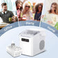 Countertop Ice Maker with Self-Cleaning, Portable Design & Ice Scoop