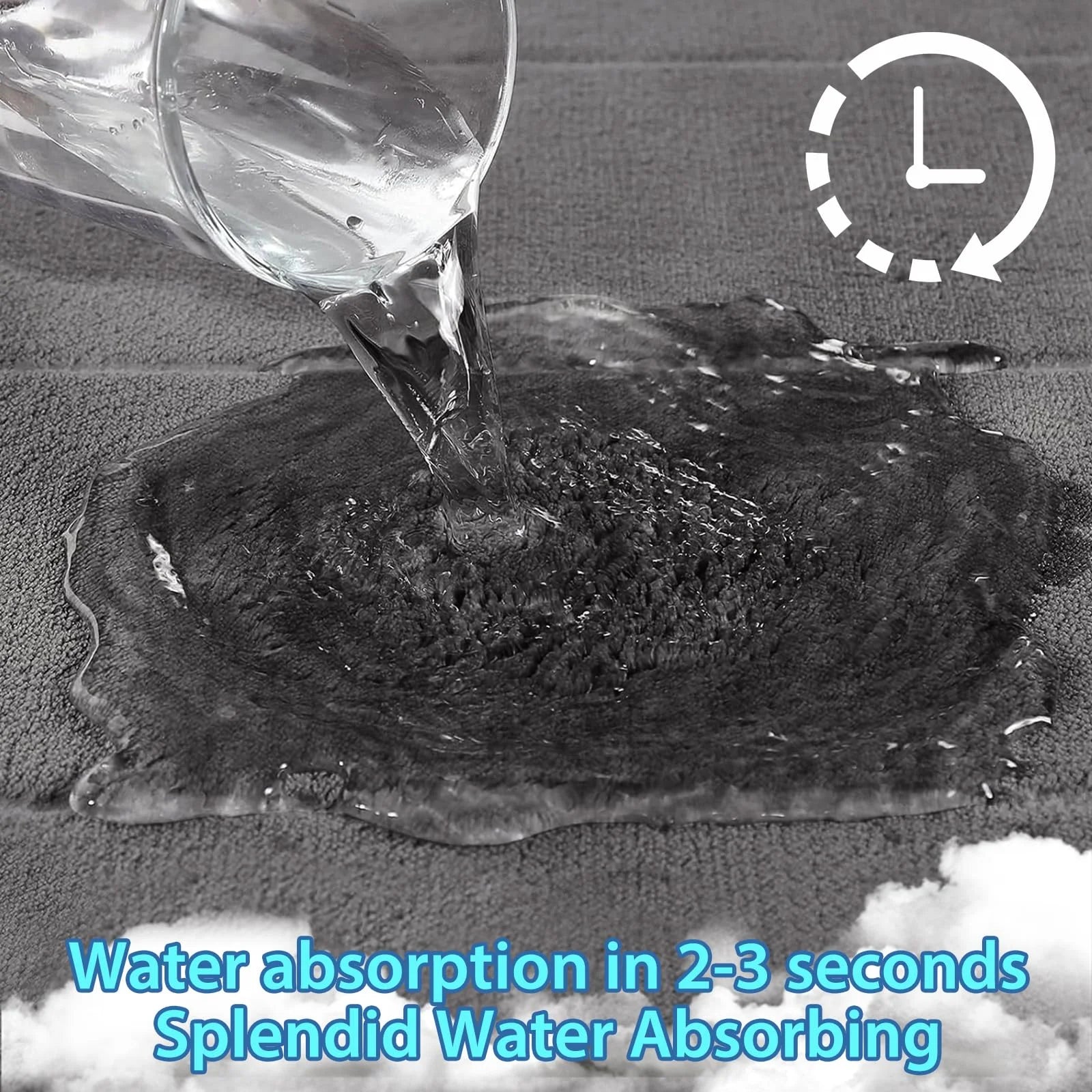 Memory Foam Bath Mat Set Of 3 - homecomforts1