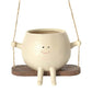 Swinging Flower Pots: A Swinging Flowerpot for Indoor & Outdoor decor! - homecomforts