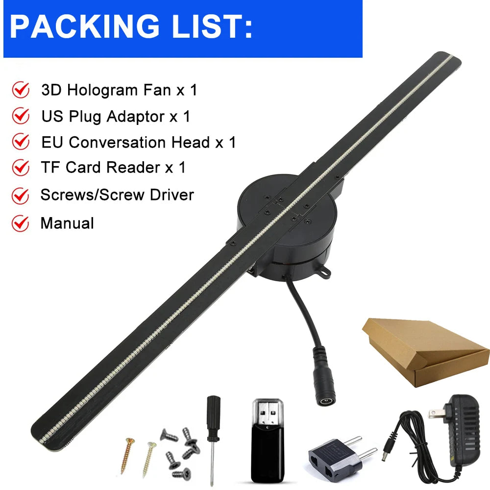 3D Hologram Fan! - homecomforts1