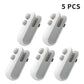 Set of 5 white and gray mini heat sealer for food bags handheld devices for sealing plastic bags
